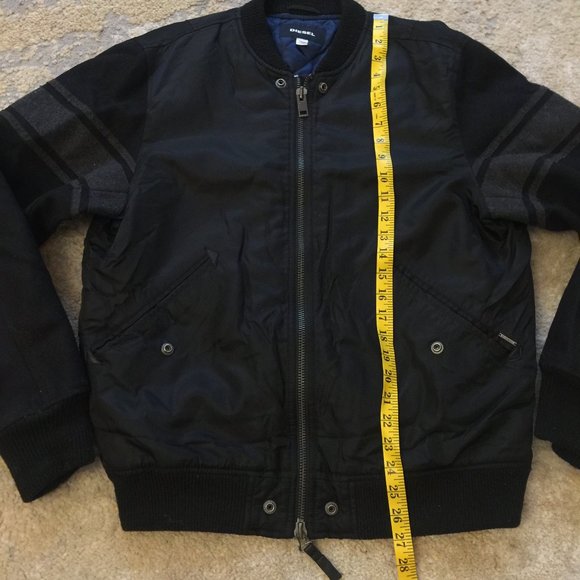 Diesel Wool and Nylon Bomber jacket Sz M - Picture 5 of 10
